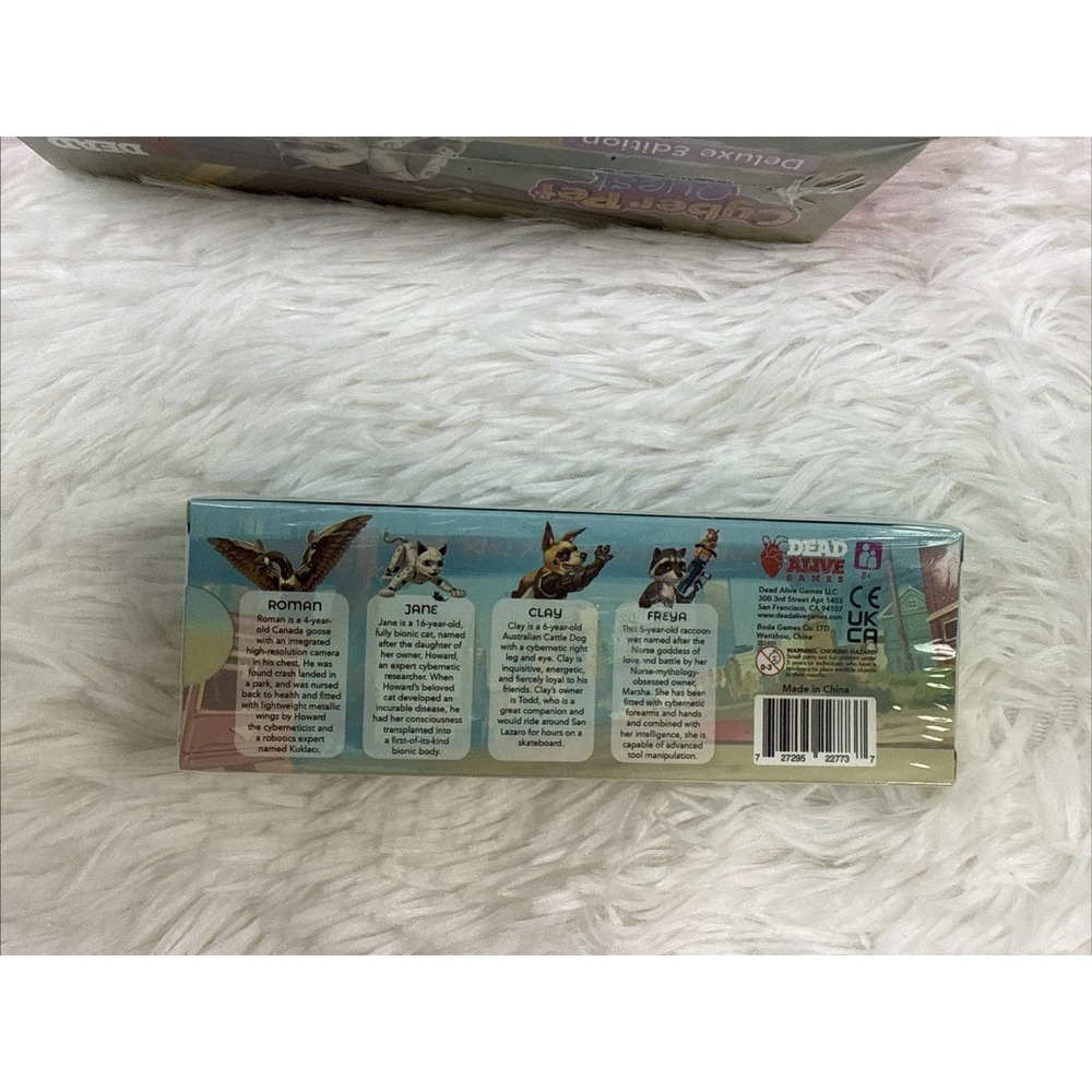 Cyber Pet Quest Deluxe Edition Board Game + Sealed Pet Meeples New - Picture 5 of 6